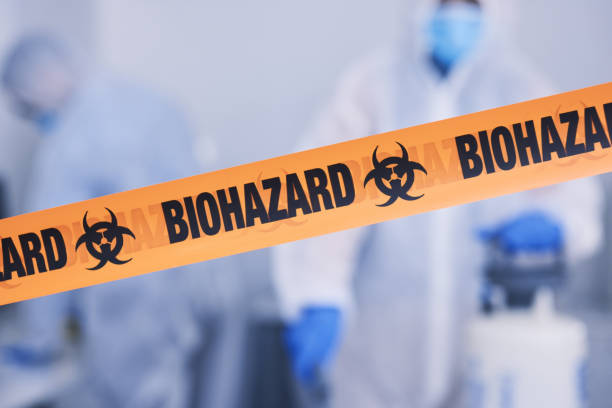 Professional Biohazard technician working in Seabrook, TX